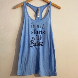 Lorna Jane Blue Tank Top SIZE SMALL